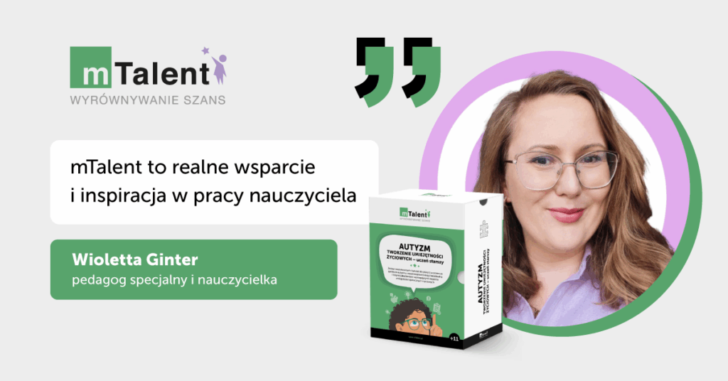 mTalent autyzm uczeń starszy opinia programu