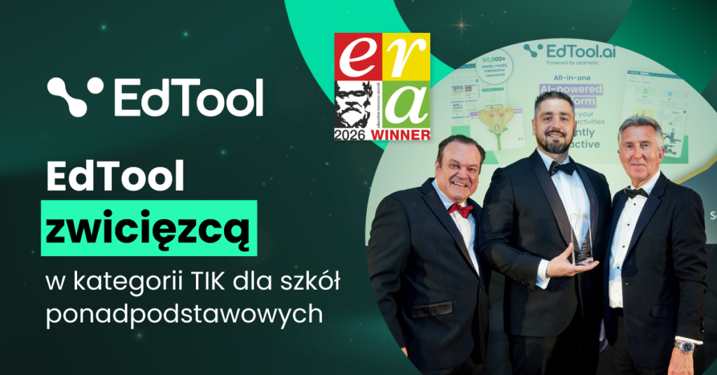 Kolejna nagroda w prestiżowym konkursie międzynarodowym dla narzędzia EdTool