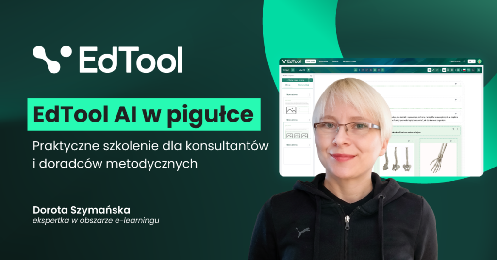 szkolenie EdTool AI w pigułce dla specjalistów i doradców metodycznych w ramach pracowni KPO